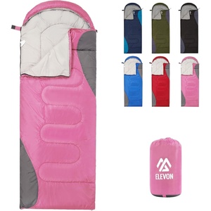 image:imageElevon Double Sleeping Bag 2 Pillows for Adults Queen Size XL Sleeping Bag Waterproof Compact with Compression Sack 2 Person Sleeping Bags Cold Warm Weather 3 Seasons Backpacking Hiking Travel1person  Pink