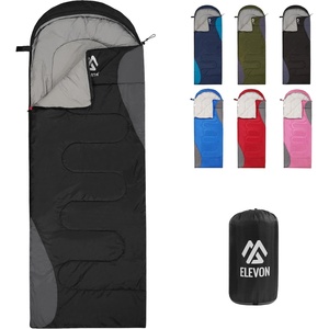 image:imageElevon Sleeping Bag for Adults Teens Kids Cold Warm Weather Portable Waterproof amp Lightweight Compact with Compression Sack for 34 Seasons Camping Backpacking Hiking Travel Indoors Outdoors1person  1pack  Black