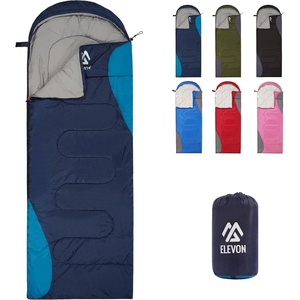 image:imageElevon SleepingBags Elevon Sleeping Bag for Adults Teens Kids Cold Warm Weather Portable Waterproof amp Lightweight with Compression Sack1person  1pack  Navy Blue