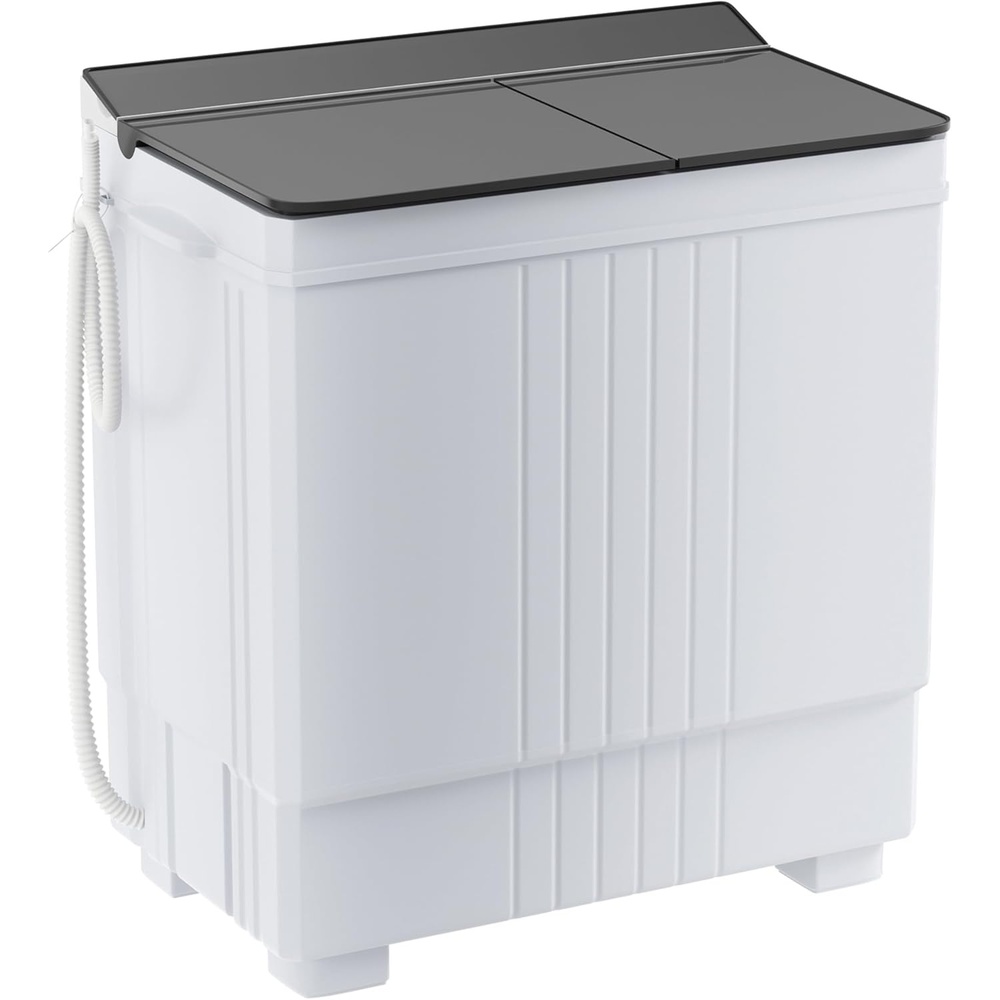 image:imageElevon Portable Washing machine 20lbs Mini Compact Laundry Washing Machine Twin Tub 12lbs Washer amp 8lbs Spinner Clothes Washer Machine with Drain Pump for Apartment Dormitory and RVs12LBS