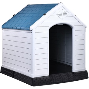 image:imageElevon Plastic Dog House Insulated Doghouse Puppy Shelter Water Resistant Easy Assembly Sturdy Dog Kennel with Elevated Floor and Air Vents Ventilate for Small to Large Sized Dogs 41Inch Blue29 Inch