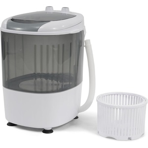 image:imageElevon Portable Washing machine 20lbs Mini Compact Laundry Washing Machine Twin Tub 12lbs Washer amp 8lbs Spinner Clothes Washer Machine with Drain Pump for Apartment Dormitory and RVsMini  Gray