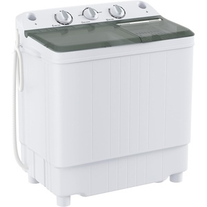 image:imageElevon Portable Washing machine 20lbs Mini Compact Laundry Washing Machine Twin Tub 12lbs Washer amp 8lbs Spinner Clothes Washer Machine with Drain Pump for Apartment Dormitory and RVs10LBS