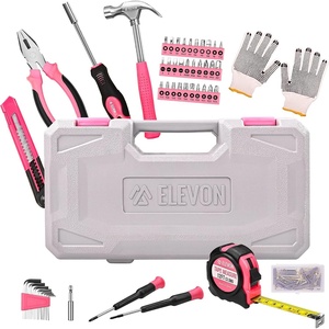 image:imageELEVON Home Repair Tool Kit Socket Wrench General Home Auto Repair Tool Combination Package Mixed Tool Set Hand Tool Kit with Toolbox Storage Case 232 Piece131 PCS
