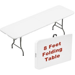image:imageElevon Folding Table 4 Feet Heavy Duty FoldinHalf Utility Table Indoor Outdoor for Camping Picnic Party8 feet